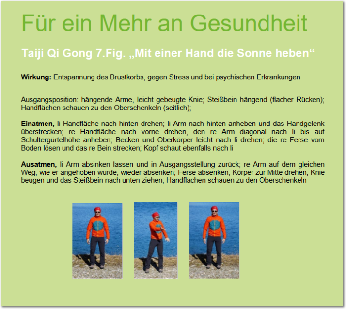 Gesundheitstipp Juli Heinz Peter Steiner HP Steiner Gesundheitscoach
